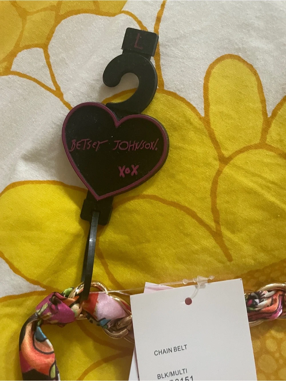 BNWT Betsey Johnson Scarf & Tie Belt